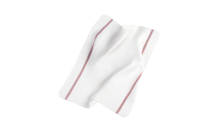 Carolina Napkin White Red