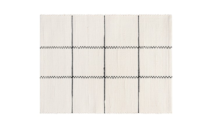 Joana Placemat White-Black