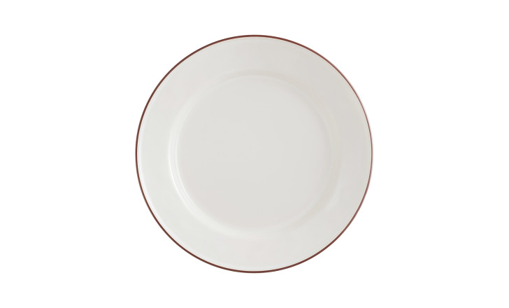 Dinner Plate Beja White-Red 28,2 cm