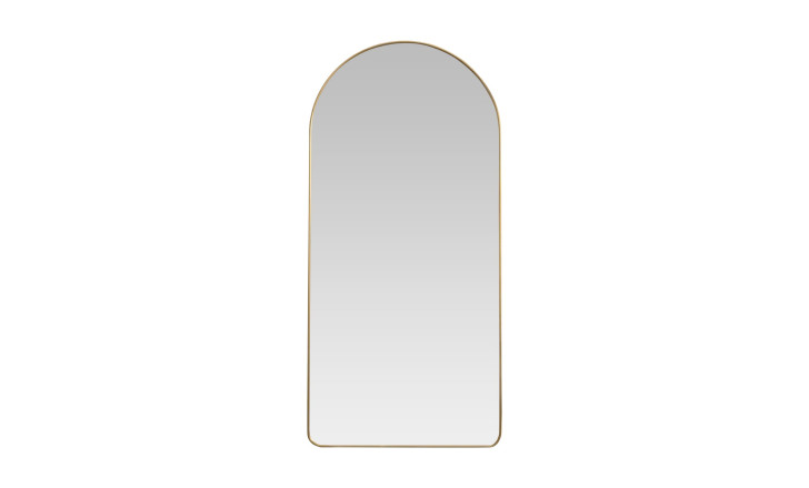 Walker Arch Shape Mirror Brass Finish