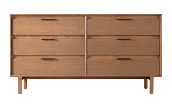JP Line 6.0 6 Drawer Chest Light Finish