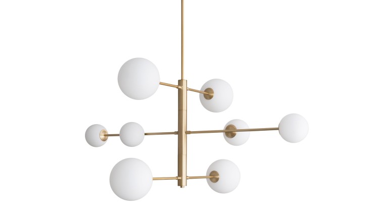 Orbit Pendant Lamp / brass