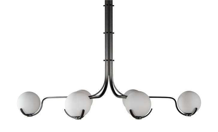 Scoop Chandelier Dining / dark bronze