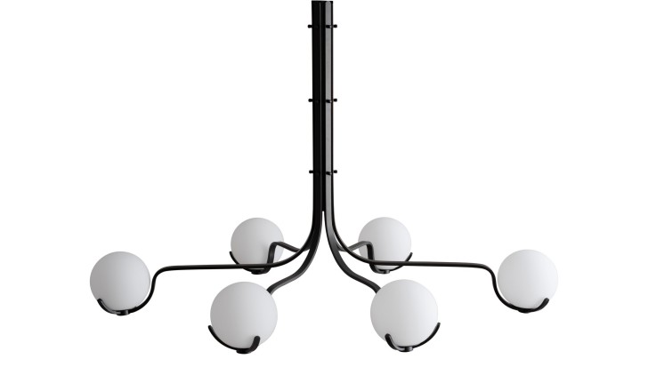 Scoop Chandelier Dining / dark bronze