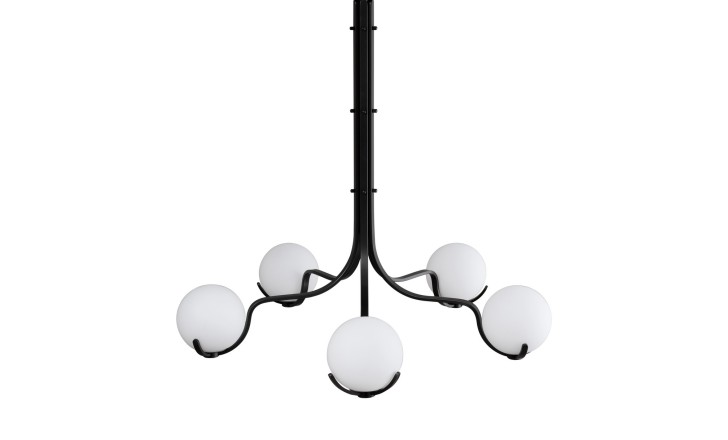 Scoop Chandelier / dark bronze