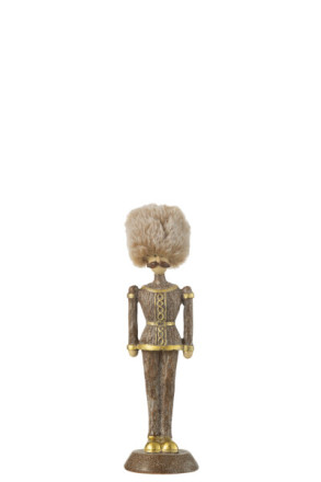 Nutcracker Fur Hat Brown S (5x6x19cm)