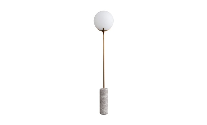 Scoop Floor Lamp / dark brass