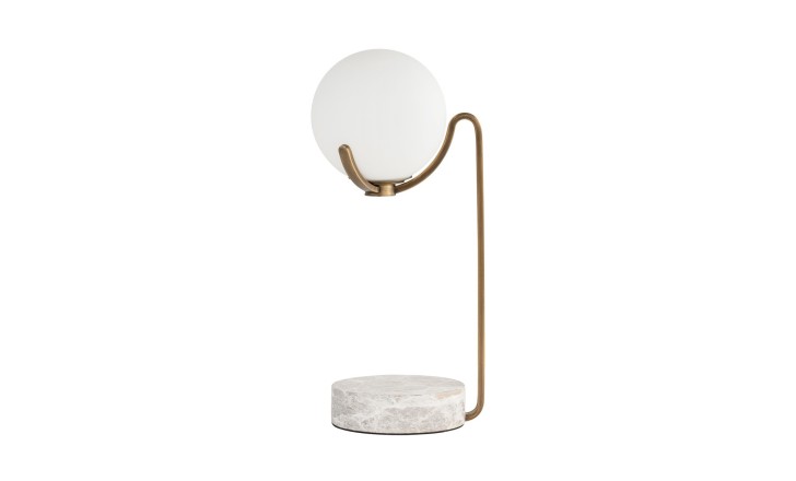 Scoop Table Lamp / dark brass