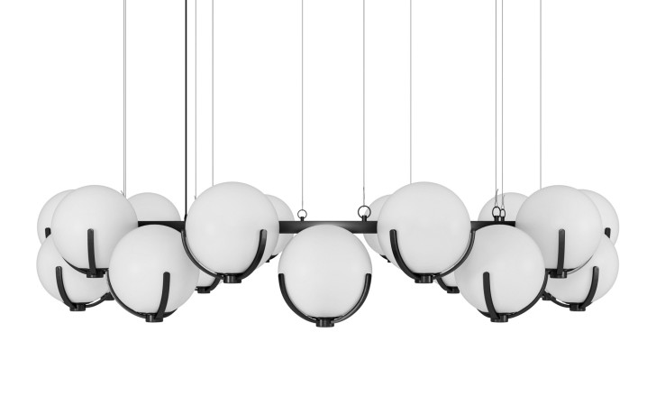 Scoop Largest Chandelier D2300xH470 / dark bronze