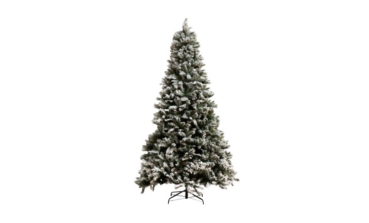 Christmas Tree Plastic Snowy Green L