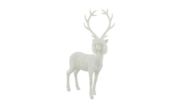 Poly Reindeer White S