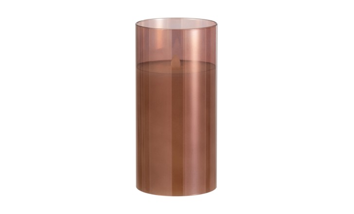 Ledlamp Shining Glass Brown M