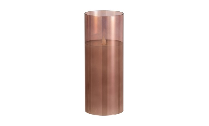 Ledlamp Shining Glass Brown L