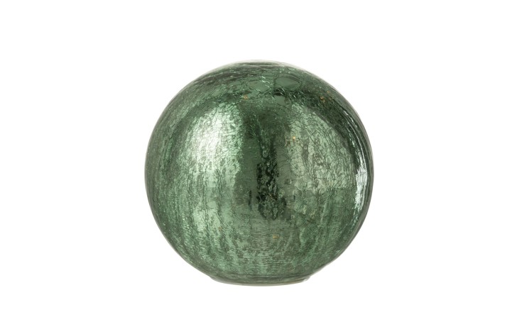 Ball LED Glass Green Small