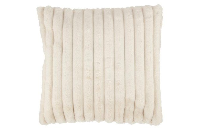 Polyes Cushion Corduroy Cream