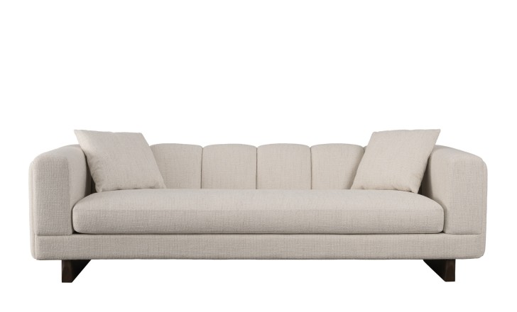 Luxe 3 Seat Sofa (Fabric FLD104)