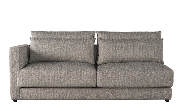 Narvik Soft Feather 2-Seater Section Sofa Left Arm (cosmic d 21543-18)