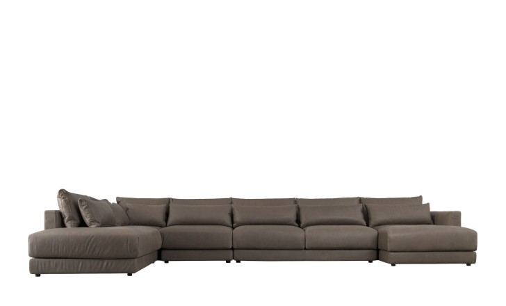 Narvik Mix Sectional Sofa Leather