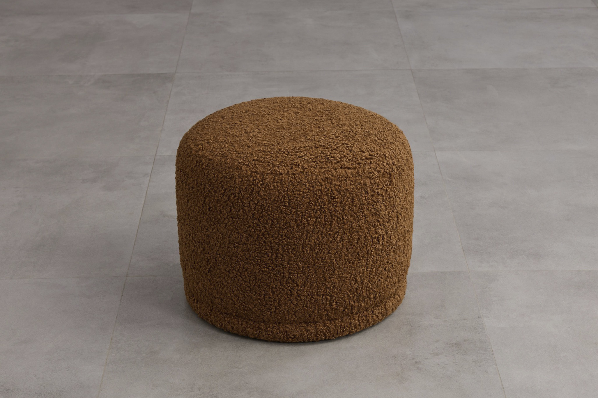 Aura Pouf in the same teddy, AED 990